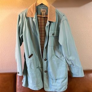 LL bean size regular small blue jacket